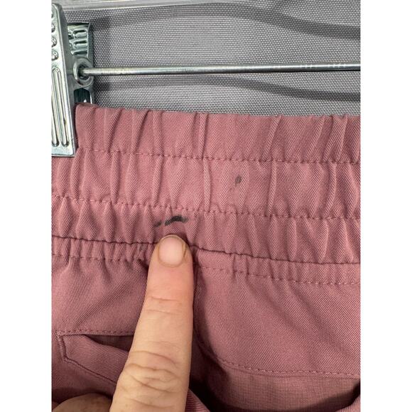 FIGS Scrub Jogger Pants Womens Small Pink Technical Collection Elastic Waist - Picture 6 of 15